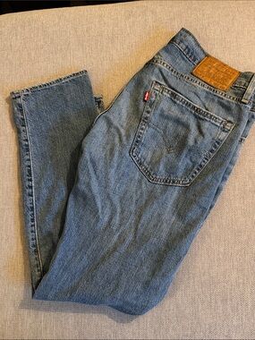 Levi's Men's 502 Taper Linen+ Denim Jeans  - Medium Wash W30 L30